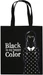 Undercover Wednesday - Stofftasche - Black is my happy colour - schwarz