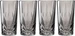 Leonardo Longdrinkglas Capri 530 ml, 4 Stück, Grau