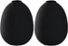 Leonardo Vase Metall 16 cm, Schwarz, 2 Stück