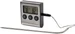 Xavax Back-/Bratenthermometer Digitales Bratenthermometer mit Timer, Kabelsensor