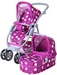 Knorrtoys Puppenwagen Coco - star dark pink