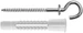Tox Hakendübel Pirat Lenny-S 6x41 mm 4 Stück