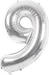 Rico Design Folienballon 9 Silber