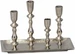 Cocon Kerzenhalter Teller, Silber