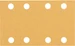 Bosch Professional Zubehör EXPERT C470 Schleifpapier mit 8 Löchern für Schwingschleifer, 80 x 133 mm, G 100, 10-tlg.