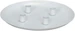 Cocon Kerzenhalter Teller, Weiss
