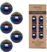 Inge’s Glas Christmas Decor Weihnachtskugel Dazzling 20 Stück, Blau