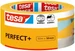 tesa Malerkrepp Perfect+, Abdeckklebeband für präzises Abkleben im Innenbereich