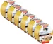 tesa 6x Verlegeband EXTRA STRONG, doppelseitiges Klebeband