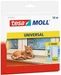 tesa 2x tesamoll UNIVERSAL Schaumstoffdichtung, selbstklebend, zum Isolieren, Zweierpack