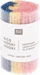 Rico Design Rico Hooki Hooki Knüpfgarn, marmoriert Rosa
