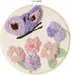 Rico Design Punch Needle Packung, Schmetterling