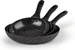 Bratmaxx Bratpfanne Aluminium Pfannen Set 3 Stück 20 cm/24