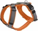 Hunter Geschirr Maldon UP M-L orange/grau
