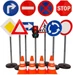 Alldoro XXL Verkehrsset (75 cm Hoch, 21 Teile)