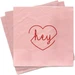 Chic.Mic Chic Mic Cocktailservietten Hey Love 33 x 33 cm, Material