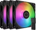 Cooler Master PC-Lüfter SickFlow 120 RGB Schwarz