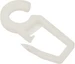 Gardinia Faltenlegehaken Weiss, 10 Stück, 10 mm, Detailfarbe: Weiss