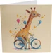 Craft Buddy Giraffe, 18x18cm Crystal Art Card