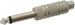 Velleman 6.35Mm Male Jack Connector Nickel Mono