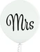 Belbal Luftballon Mrs Weiss, Ø 60 cm, 2 Stück