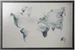 Bi-Office Magnethaftendes Whiteboard Weltkarte 60 x 40 cm