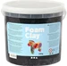 Creativ Company Modelliermasse Foam Clay Schwarz 560 g