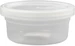 Creativ Company Kunststoffform Dose mit Deckel 125 ml, 20 Stück