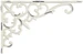 Chic Antique Regalträger 23.5 x 15.5 cm, Crème