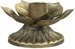 Chic Antique Kerzenhalter mit Blatt messingfarben