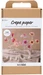 Creativ Company Craft Kit - Crepe Paper - Flower Pastel colours (977666)