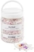 Creativ Company Wax Beads, mother-of-pearl, pastel orange, soft rose, light lilac, 425 g, hole size 1,3-2,5 mm, 700