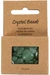 Creativ Company Perlen-Set Kristallperlen Grün, 7-12 mm, Packungsgrösse