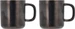 Villa Collection Kaffeetasse Fjord 250 ml, 2 Stück, Schwarz
