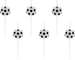 Partydeco Geburtstagskerzen Fussball