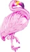 Partydeco XL-Ballon Flamingo