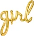 Partydeco Ballon Girl in Gold