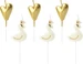 Partydeco Schwan-Kerzen (6 Stck.)