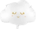 Partydeco Folienballon Wolke 51 x 35.5 cm, Weiss