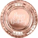 Partydeco Teller in Rose Gold "Happy Birthday".
