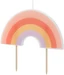 Partydeco Kerze Regenbogen, 4.5 cm, 1 Stück