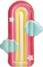 Intex 58729EU Rainbow Cloud Float, aufgeblasen