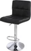 Songmics Barhocker höhenverstellbar, Kunstleder, Schwarz, 2er Set