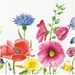 Duni Serv.33x33 3lg 1/4 Flowy Meadow 50P.