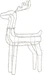 Star Trading Silhouette Tuby Deer