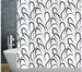 Diaqua Duschvorhang Swing 180 x 180 cm, Schwarz/Weiss