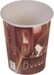 Einweg-Kaffeebecher Boulevard 200 ml, 50 Stück, Braun