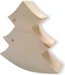 Holz Zollhaus Aufsteller Massivholz Tannenbaum gross