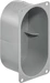 Weibel Montagedose HSB Basic Gr. 2x1, 65 x 120 x 50 mm