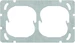 Feller Befestigungsplatte I+I horizontal 137x77mm